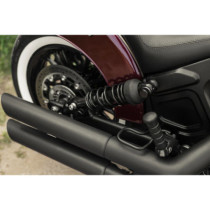 Killer Custom, Rear Shock Bolt Covers. Black