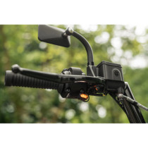 Killer Custom, Mohawk Led Front Turn Signals. Black