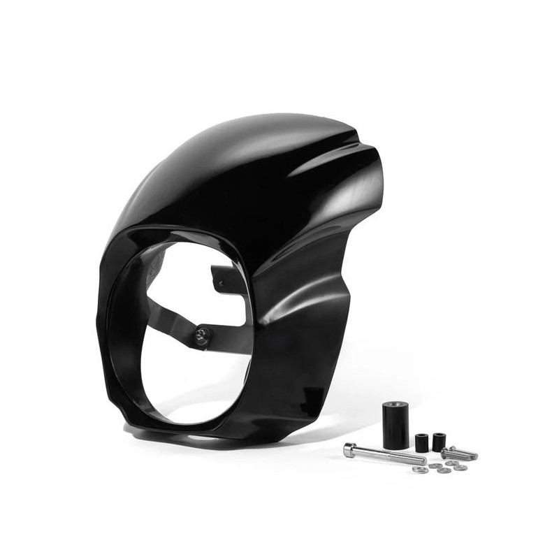 Killer Custom, Tomahawk Series Headlight Fairing. Black