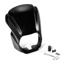 Killer Custom, Tomahawk Series Headlight Fairing. Black