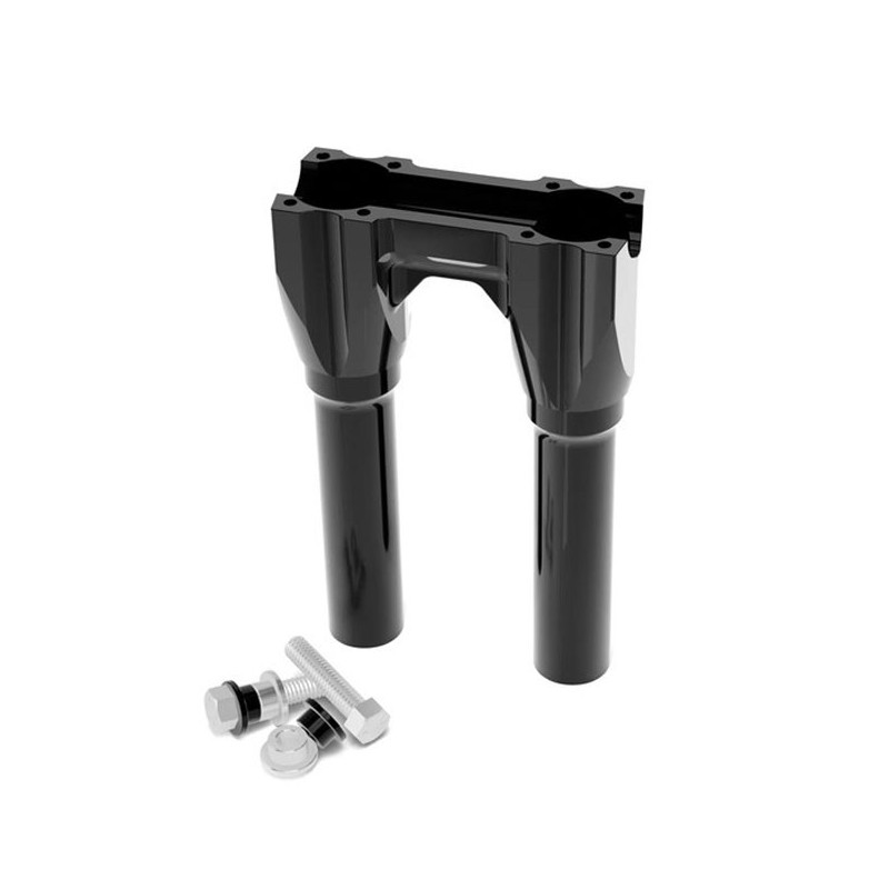Kraus, Topless Isolated Straight Risers. 8" rise. Black