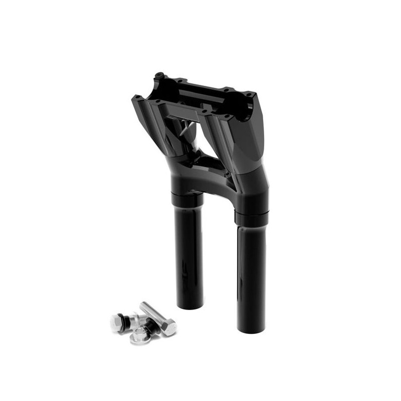 Kraus, Topless Isolated Kickback Risers. 10" rise. Black