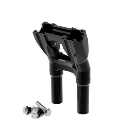 Kraus, Topless Isolated Kickback Risers. 8" rise. Black