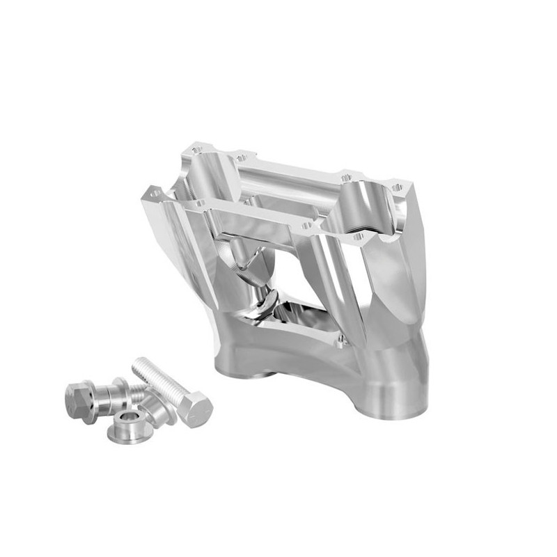 Kraus, Topless Isolated Kickback Risers. 5" rise. Raw