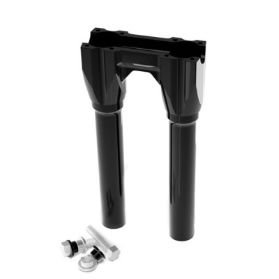 Kraus, Topless Isolated Straight Risers. 10" rise. Black