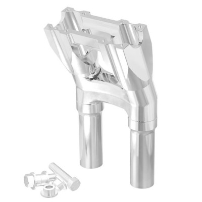 Kraus, Topless Isolated Kickback Risers. 8" rise. Raw