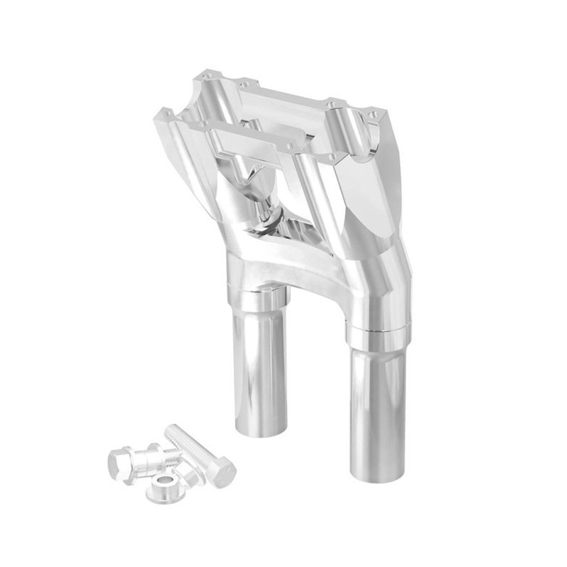 Kraus, Topless Isolated Kickback Risers. 8" rise. Raw
