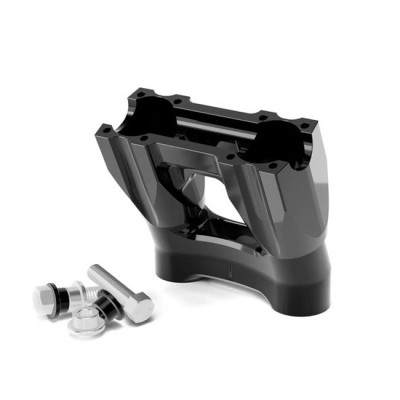 Kraus, Topless Isolated Kickback Risers. 5" rise. Black