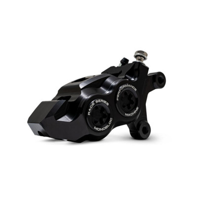 PM, Race Series 4-P Monobloc caliper. Right front. Black