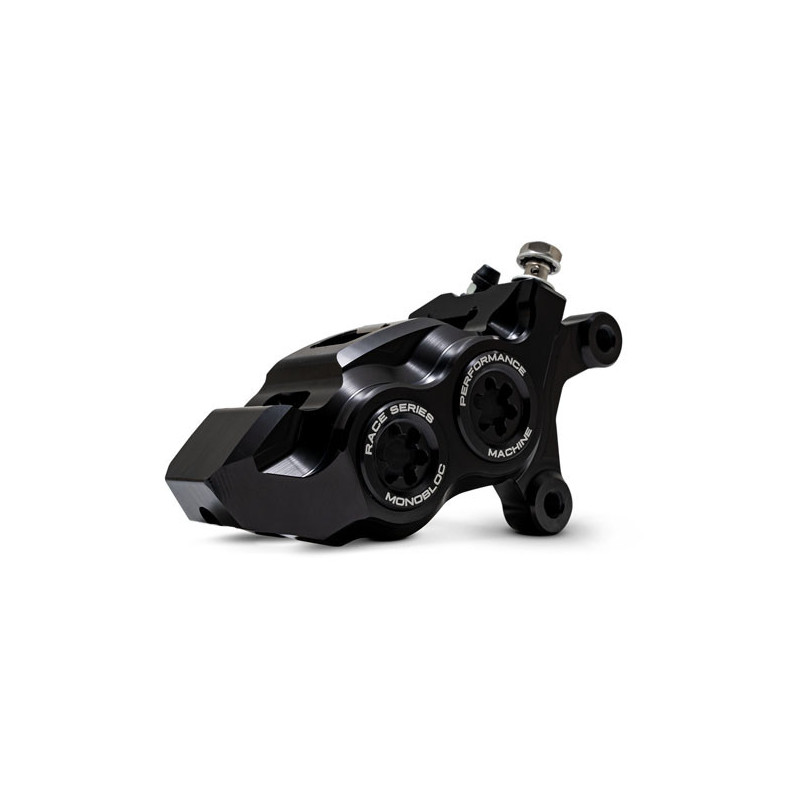 PM, Race Series 4-P Monobloc caliper. Right front. Black