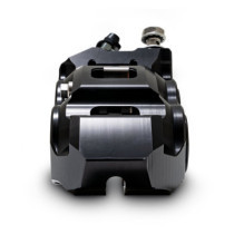 PM, Race Series 4-P Monobloc caliper. Right front. Black