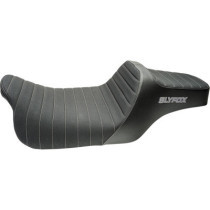 Highnoon Seat - Vinyl - Classic Stitch - Silver Logo - FLH/FLT '08-'24
