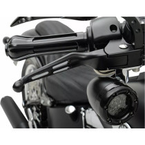 Paire de leviers Slotted Wide Blade - Harley Davidson Big Twin de 1996 à 2017 et Sportster de 1996 à 2003 - Noir