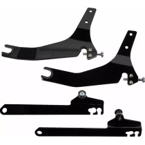 Sissy Bar Amovible Cobra Round - Hauteur 14" - Harley Davidson Dyna de 2006 à 2017 - Noir