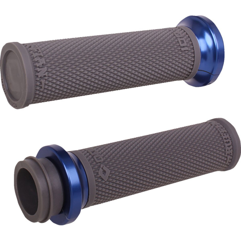 GRIPS RUFFIAN LOCK ON HD TBW BLK/ANO BLUE