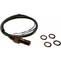 Contacteur Feu Stop Frein Hydraulique K&S - 3/8"-24 - Noir