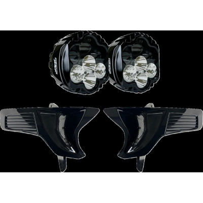 HEADLIGHT DUAL SHARK DEMON 2 W/ SPEED PLATES