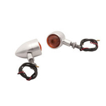 Motone, custom billet turn signal set. Polished