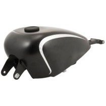 Motone, Jetson dished low profile gas cap. Black