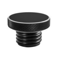 Motone, vented gas cap. Black aluminum