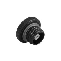 Motone, vented gas cap. Black aluminum