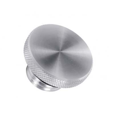 Motone, vented gas cap. Clear aluminum