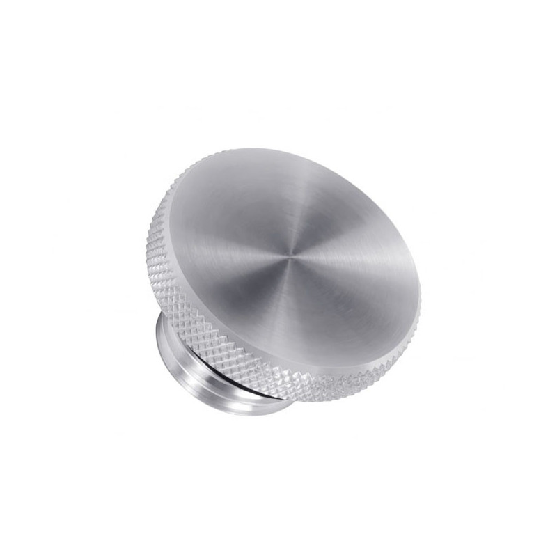 Motone, vented gas cap. Clear aluminum