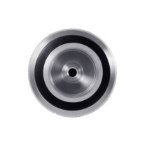 Motone, vented gas cap. Clear aluminum