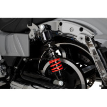 STILETTO SHOCKS, 13" TOURING - (ST SPRING) - BLK/RED