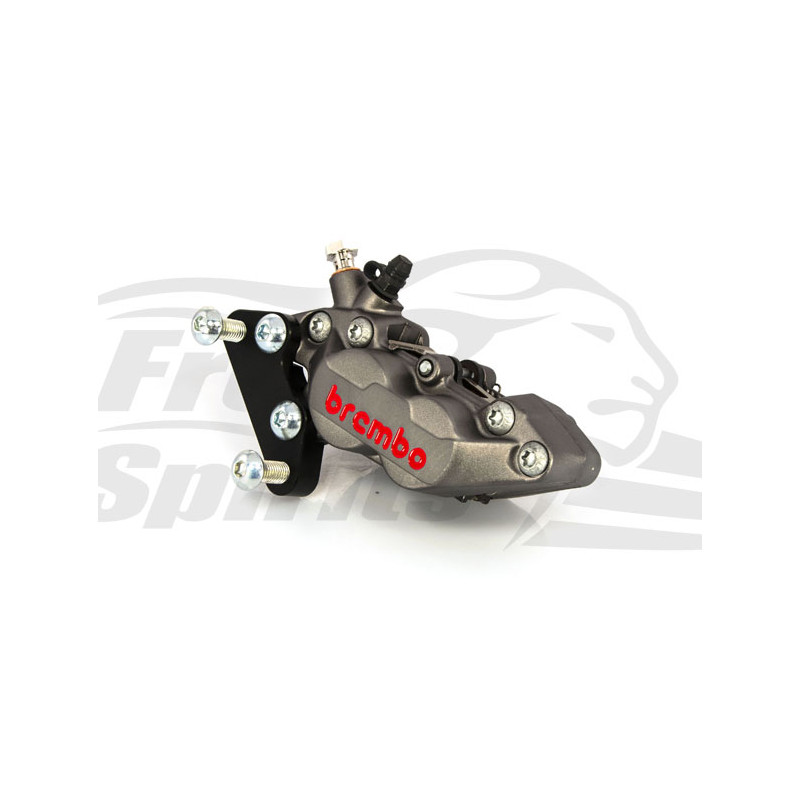 Kit étrier avant 4 pistons Brembo - Harley Davidson Sportster à partir de 2014 - Titane