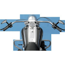 HANDLEBAR 1-1/4" BEACH BAR CHROME