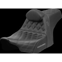 SEAT SDC PERFORMANCE GRIP W/ B/R GREY STITCH