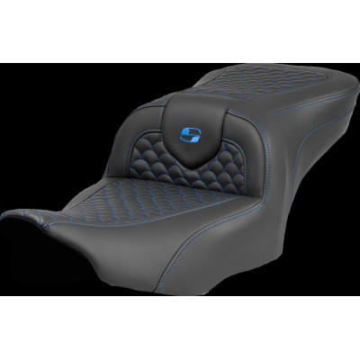 Roadsofa™ Seat - Dragon Scale Stitch - Blue Stitch - w/o Backrest
