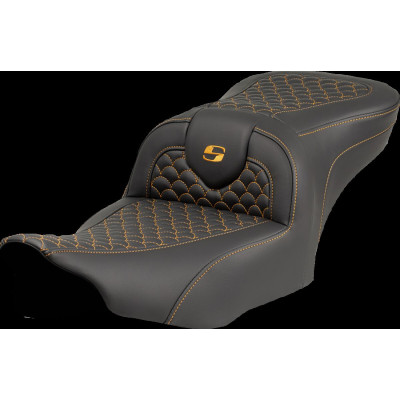 Roadsofa™ Seat - Dragon Scale Stitch - Gold Stitch - w/o Backrest
