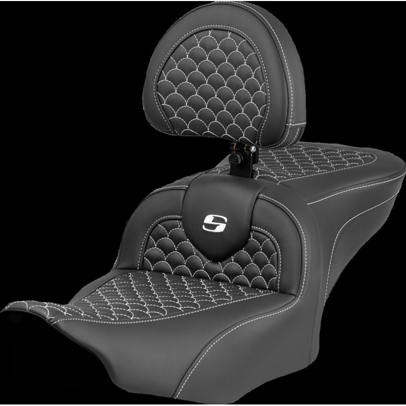 SEAT ROADSOFA DRAGON WHITE STITCH W/ DRIVER BR