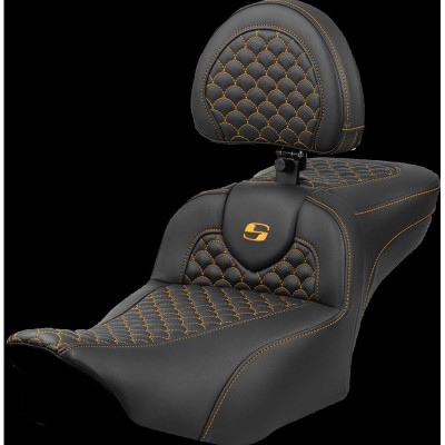 SEAT ROADSOFA DRAGON GOLD STITCH W/DR BR EXT RCH
