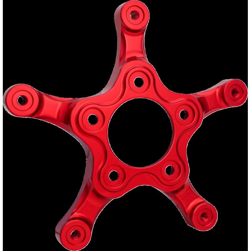 ROTOR ADAPTER SPIDER 320MM FOR NESS RIM RED