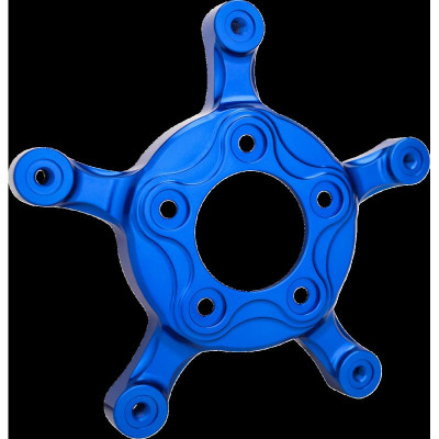 ROTOR ADAPTER SPIDER 320MM FOR STOCK RIM BLUE