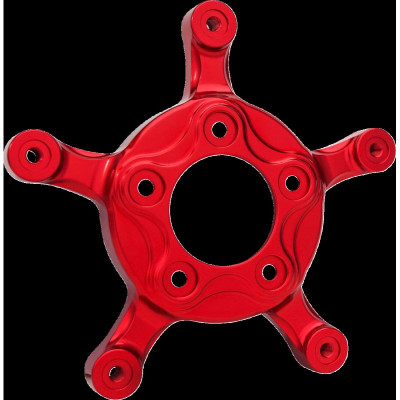 ROTOR ADAPTER SPIDER 320MM FOR STOCK RIM RED