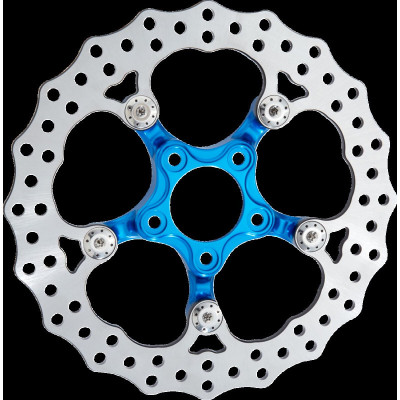 Spider Rotor - 12-9/32" - Blue - Front