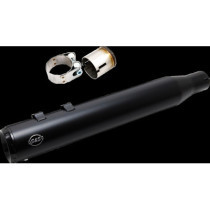 Muffler Swindler 2:1 Black 4" M8 Touring