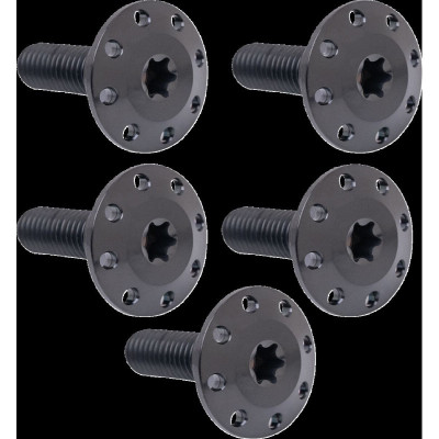 BOLT KIT ROTOR FRONT HOLESHOT 5 PACK SPOKE MNT BLK