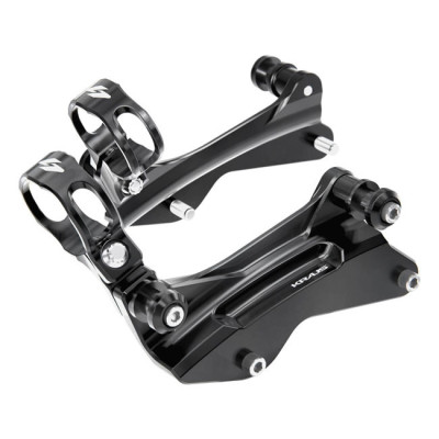 Kraus, Pro-4 Docking Hardware for hlins. Black anodized