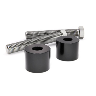 Kraus, 1 inch (25.4mm) riser extension kit. Black