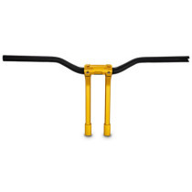 PM, 1-1/4" Phatbar & 14.5" riser kit. Gold Ops