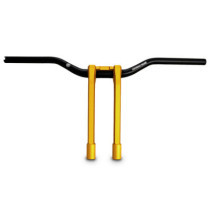 PM, 1-1/4" Phatbar & 14.5" riser kit. Gold Ops