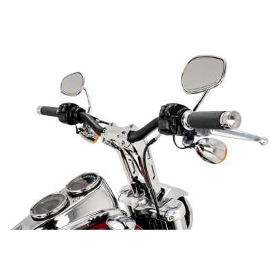 PM, 1-1/4" Phatbar & 12" riser kit. Chrome