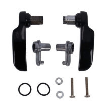 Saddlebag lid lifter set. Black