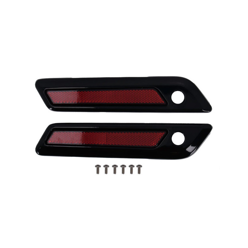 Saddlebag lid lifter set. Chrome