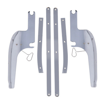 Windshield mounting bracket FLHR. Chrome